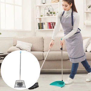 2 PCS Stainless Steel Trash Office Dust Pan Handled Dustpan - Afbeelding 1 van 12