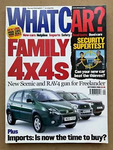 What Car? Magazine - September 2000 - C220 v 320d, SLK320 v TT v Boxster, Rav4 - Picture 1 of 5