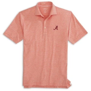 Johnnie-O - Men's Alabama Lyndon Striped Performance Polo - Crimson - NWT - XXL - Picture 1 of 1