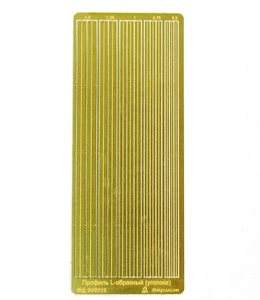 Photo-etched detailing set for L-shaped profile (corners) - Picture 1 of 1