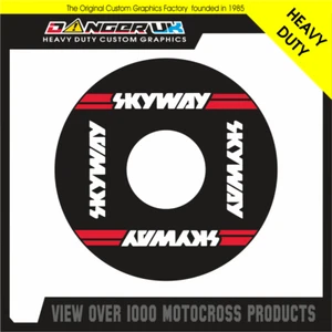 BMX DAUMENSCHONER DONUTS SKYWAY SCHWARZ WEISS ROT - Bild 1 von 1