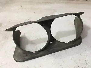1968-1971 Corvette RH Passenger Side Metal Headlight Bezel w/ Squirter Holes - Picture 1 of 7