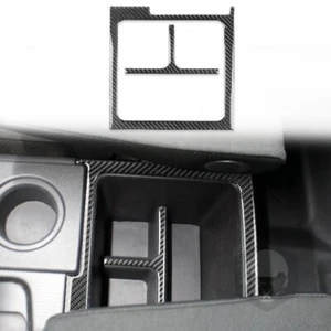 Marco de caja de almacenamiento de consola de fibra de carbono real para Toyota FJ Cruiser 2007-2021 - Imagen 1 de 5