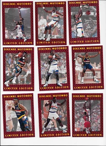 1992-93 Fleer DIKEMBE MUTUMBO Limited Edition YOU PICK - Picture 1 of 2