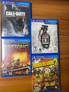 4 More Shooters Playstation PS Vita Games Lot Reprinted Arts -tested- - Picture 1 of 4