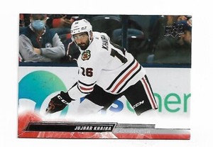 NHL Playercard - 22-23 UD Series 1 - Jujhar Khaira - Chicago Blackhawks #39