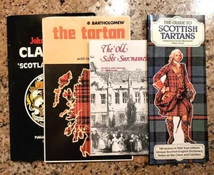 Scottish Heritage~Lot Of 4 Books/Maps Surname Clan Tartan Family History - Bild 1 von 7