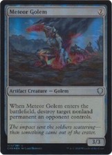 Meteor Golem 325 361 UC Foil Commander Legends  MTG CMR