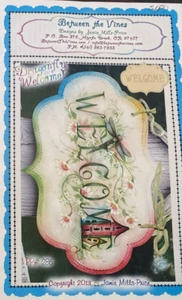 Tole Pattern Packet: Dragonfly Welcome Plaque - Jamie Mills-Price - Picture 1 of 4