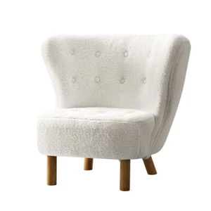 Artiss Armchair Lounge Accent Chair Armchairs Couch Chairs Sofa Bedroom White - Picture 1 of 7