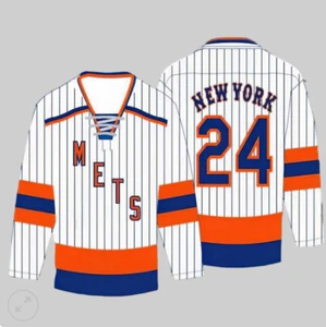 New York Mets Hockey Jersey Adult L Stadium Giveaway NEW SGA Citi Field MLB - Picture 1 of 3
