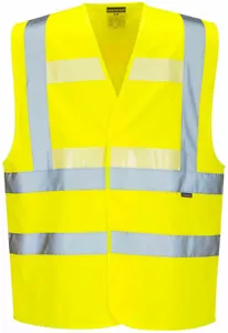 Portwest G470 Triple Technology Hi-Vis Vest with Reflective Glowtex Tape ANSI - Picture 1 of 6