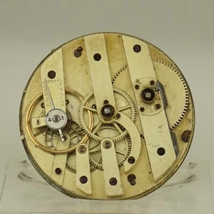 Rare! Movement Pocket watch Men's no repeater fusee duplex chronometer RAR - Picture 1 of 3