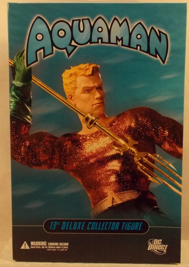 Aquaman 2006 DC Direct 13" Deluxe Collector Figure Justice League