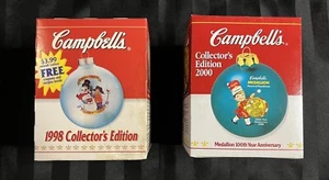 Campbell’s Soup Kids 1998 & 2000 Christmas Ornaments - Bild 1 von 6