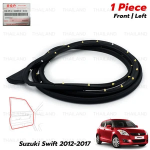 Sello de goma puerta delantera izquierda viaje para Suzuki Swift 1,2 L GL GLX 2012 2017 - Imagen 1 de 10