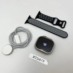 Apple Watch Ultra 49mm Titanium - 32GB (Unlocked) A2622 - Good Condition - Picture 1 of 5