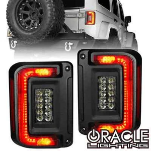 Oracle Lighting Flush Mount Led Tail Lights Fits 2007 - 2017 Jeep Wrangler JK - Picture 1 of 9