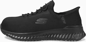Skechers TILIDO OMBRAY Damen-Slipper Work Comp Toe rutschfester Schuh schwarz - Bild 1 von 6