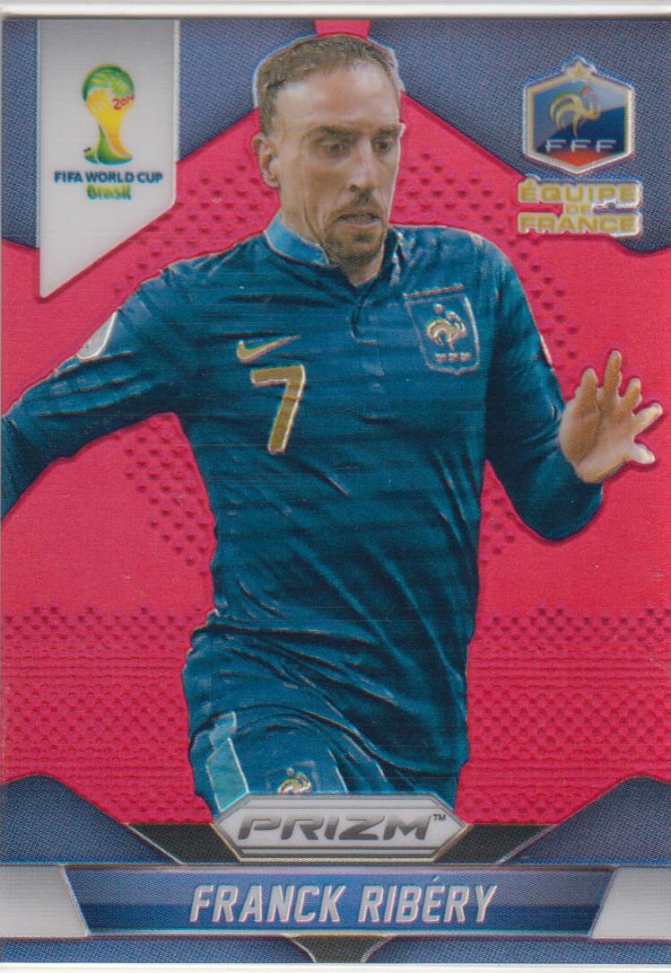 Panini 2014 World Cup Prizm Red Franck Ribery France 107/149