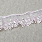 Embroidered Tulle Gathered Lace Pretty and Dainty 6cm Width Priced by the Metre