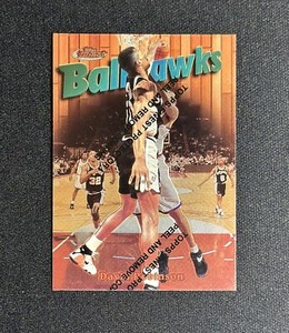 1997-98 Topps Finest David Robinson #20 Basketball Card San Antonio Spurs w/peel