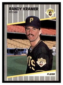 1989 Fleer Update #U-115 RANDY KRAMER Pittsburgh Pirates ~B1S