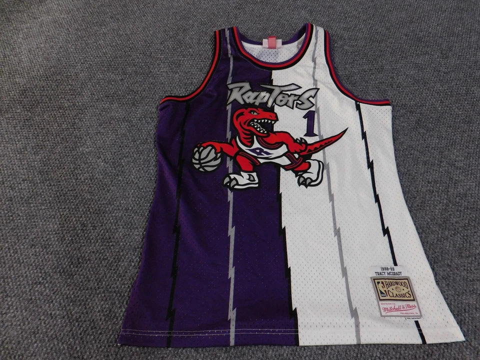 Camiseta Tracy McGrady Toronto Raptors Para Hombre Grande NBA Mitchell & Ness De Colección Años 90 Foto 1 de 4