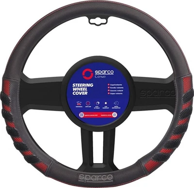 Coprivolante SPS101 auto universale rosso e nero anti dissolvenzaSparco - Immagine 1 di 3