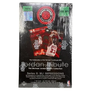 1996 UD Jordan Tribute Series II MJ Impressions - Factory Sealed 30 card set Box - Bild 1 von 6
