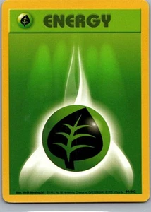 Grass Energy #099/102 POKE'MON Base Set - Picture 1 of 2