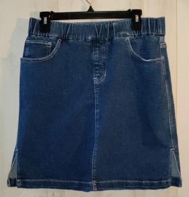 EXCELENTE PANTALÓN CORTO MUJER JAG CINCO BOLSILLOS PULL ON DENIM "On The Go" talla 8 Foto 1 de 3