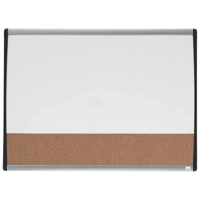 Nobo Small Magnetic Whiteboard with Cork Notice Board 585x430mm 1903810