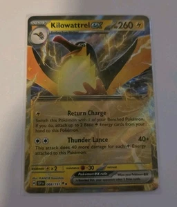 Pokémon TCG Kilowattrel EX Holo Double Rare Card 068/191 Sv08: Surging Sparks - Picture 1 of 1