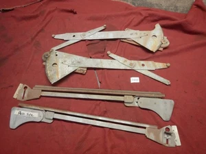 66 67 CHEVELLE COUPE DOOR GLASS WINDOW REGULATORS & CHANNELS GTO 442 GS400 LEMAN - Picture 1 of 8