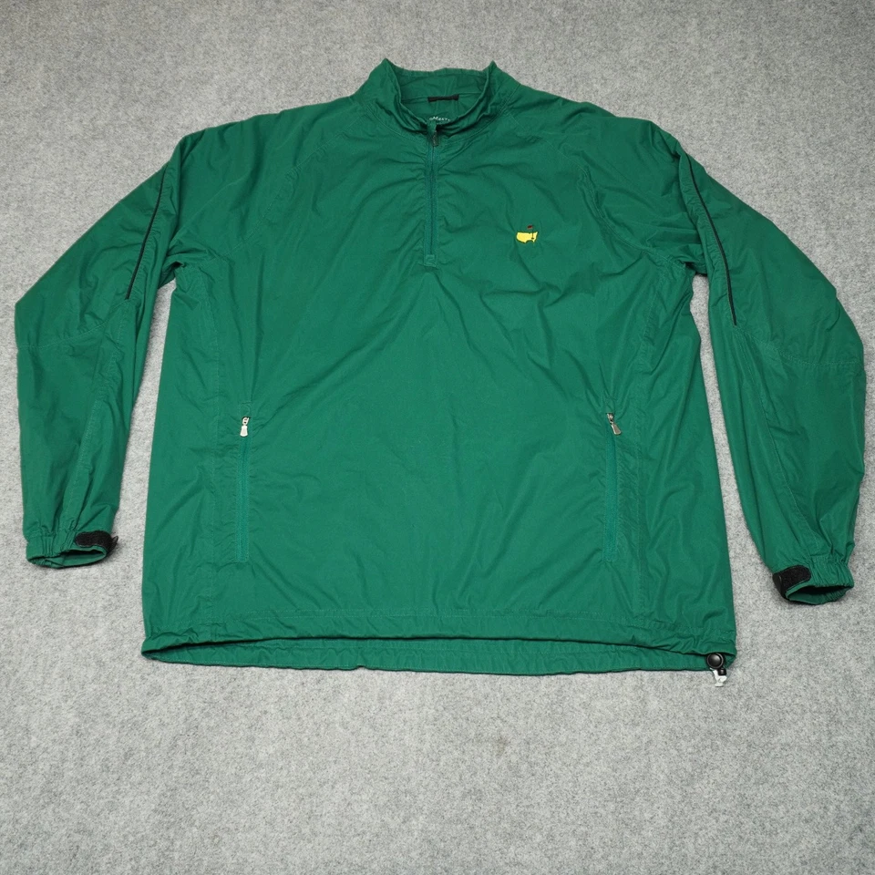 Masters Tech Men's XL Green Golf Windbreaker Jacket Lightweight - Image 1 of 4