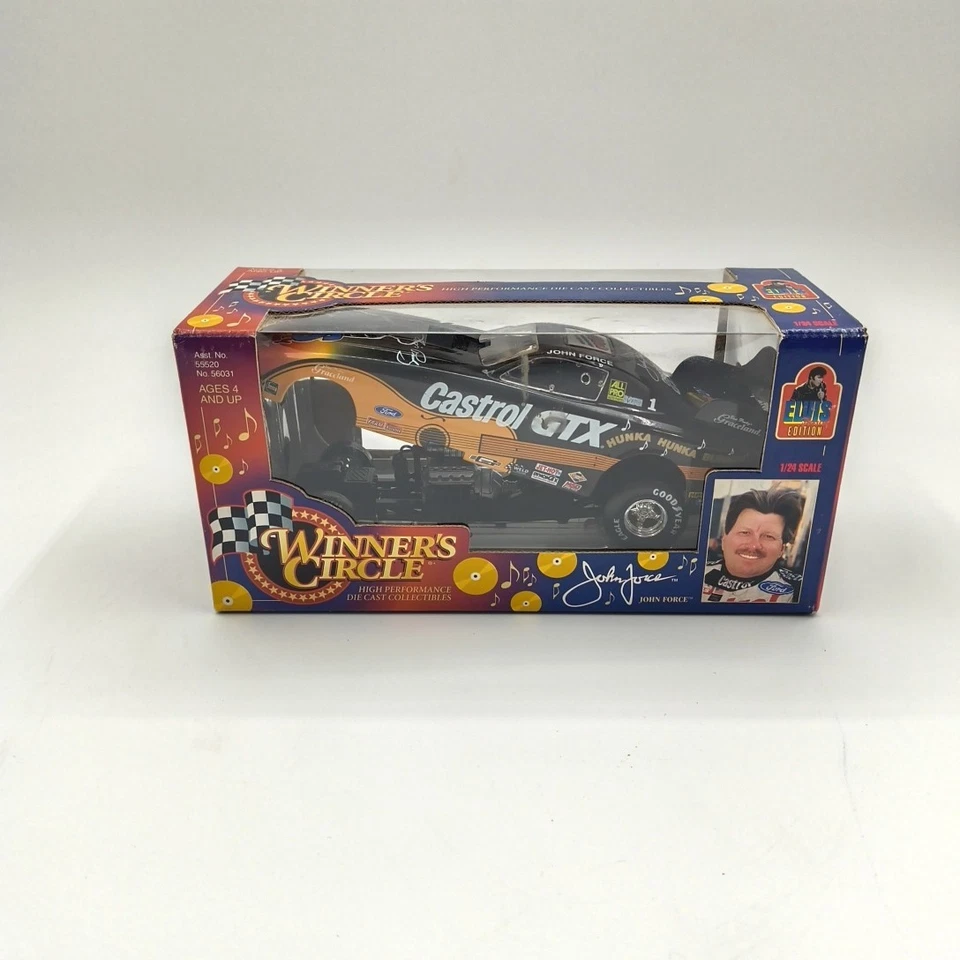 Winner's Circle John Force Elvis Presley Edition Mustang FC Die Cast 1 24
