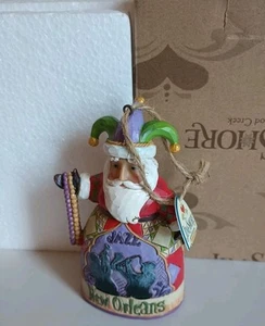 Jim Shore Enesco New Orleans Santa (2013 Edition) Handbemalt Neu Box Etikett - Bild 1 von 11