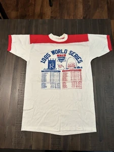 St Louis Cardinals Vs. Kansas City Royal 1st I-70 World Series T-Shirt 1985 - Bild 1 von 4