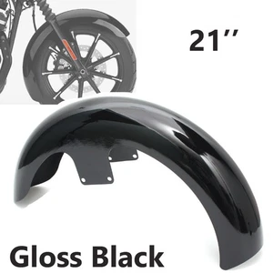 Parafango anteriore avvolgente 21" adatto per Harley Baggers Touring CVO Street Road Glide King - Foto 1 di 16