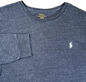 Polo Ralph Lauren Hemd Herren XL Meliert Grau Langarm Baumwolle Freizeit - Bild 1 von 5
