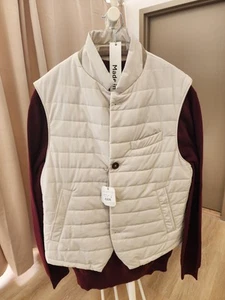 NWT $800 Eleventy Men's vest. IT50 Made In Italy - Picture 1 of 11