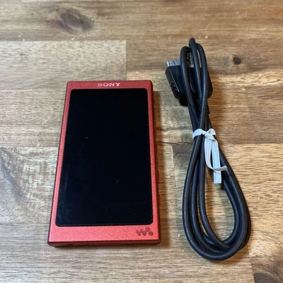 Sony  NW-A35 WALKMAN 16GB Hi-Res Player Cinnabar Red Working English ok from JP - Image 1 of 4