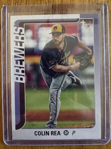 2025 Topps Series 1 Colin Rea Vintage Stock Parallel /99 Card Brewers MLB - Picture 1 of 2