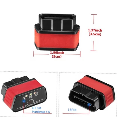 OBDII Mini BT3.0 Car Auto Diagnostic Scan Tools Compatible With LUQR - Image 1 of 4