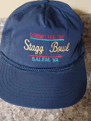 Chapéu Committee 93 Stagg Bowl Championship Salem VA NCAA Division III Snapback - Imagem 1 de 3