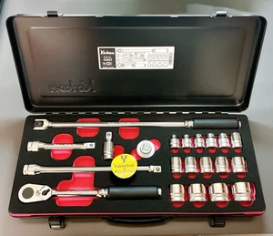 KOKEN 4285Z 1/2" (12.7mm) Z-EAL Socket Wrench Set of 21 pieces with Metal case - Picture 1 of 16