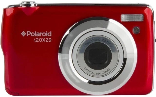 Polaroid i20X29 20MP HD 1080P Video 10X Optical Zoom 2.8 LCD Red Digital Camera - Image 1 of 3