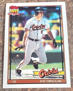 1991 Topps -Joe Orsulak Baseball Card #521 Baltimore Orioles... - Picture 1 of 7