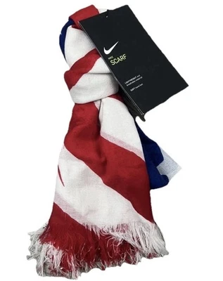 New Whit Tags Nike Scarf USA Victory Scarf Adult 100% Wool Red/White/Blue - Image 1 of 4